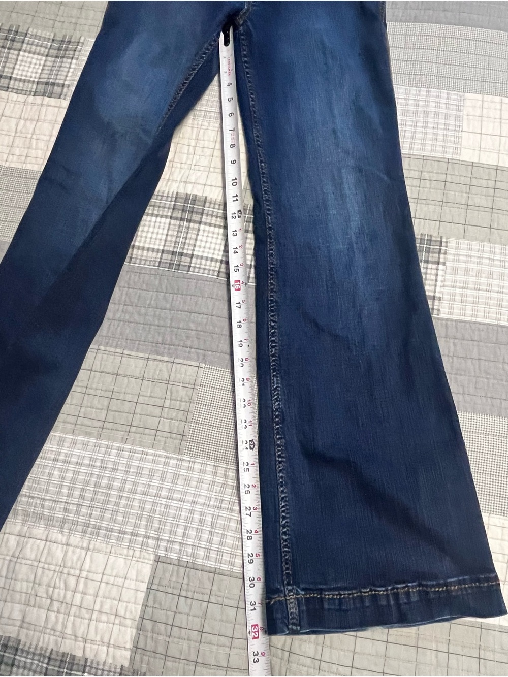 2 Pair Shyanne Women’s Bootcut Jeans 28x34 Reg Dark Wash Stretch Western Denim - Picture 7 of 16